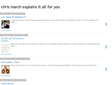 Tablet Screenshot of chrismarchexplainsitallforyou.blogspot.com