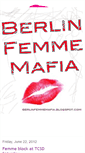 Mobile Screenshot of berlinfemmemafia.blogspot.com