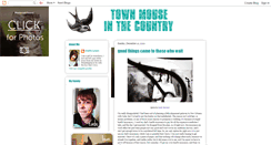Desktop Screenshot of countrymouseem.blogspot.com
