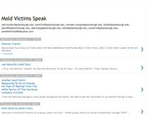 Tablet Screenshot of moldvictimsspeak.blogspot.com