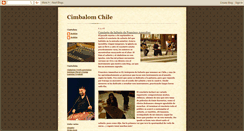 Desktop Screenshot of cimbalomchile.blogspot.com