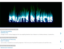 Tablet Screenshot of fruitsandfeces.blogspot.com