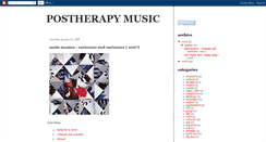 Desktop Screenshot of postherapymusic.blogspot.com