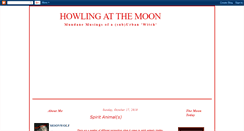 Desktop Screenshot of moonwolfhowling.blogspot.com