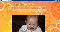Desktop Screenshot of not-so-teen-mom.blogspot.com