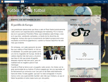 Tablet Screenshot of futbolybalompie.blogspot.com