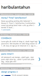 Mobile Screenshot of haribulantahun.blogspot.com