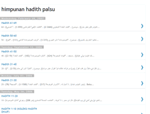 Tablet Screenshot of hadithpalsu.blogspot.com