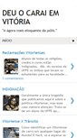 Mobile Screenshot of deuocaraiemvitoria.blogspot.com