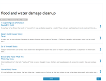 Tablet Screenshot of floodwaterdamagecleanup.blogspot.com