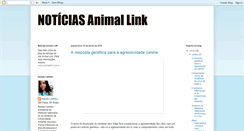 Desktop Screenshot of animallinknoticias.blogspot.com