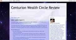 Desktop Screenshot of centurionwealthcirclereview.blogspot.com