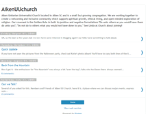 Tablet Screenshot of aikenuuchurch.blogspot.com