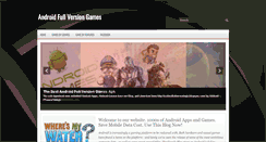 Desktop Screenshot of androidfullversionapk.blogspot.com
