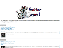 Tablet Screenshot of guitarwow.blogspot.com