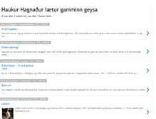 Tablet Screenshot of haukurhauks.blogspot.com
