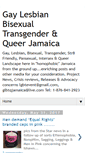 Mobile Screenshot of glbtqjamaica.blogspot.com