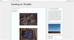 Desktop Screenshot of castingontrouble.blogspot.com