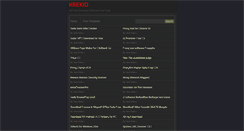 Desktop Screenshot of krekid.blogspot.com