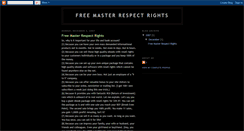 Desktop Screenshot of freemasterrespectrights.blogspot.com
