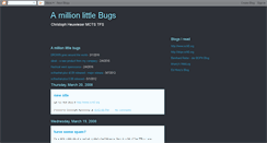 Desktop Screenshot of amillionlittlebugs.blogspot.com