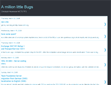 Tablet Screenshot of amillionlittlebugs.blogspot.com