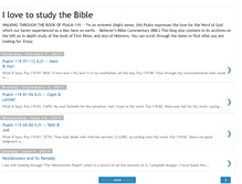 Tablet Screenshot of lovesbiblestudy.blogspot.com