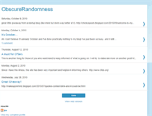 Tablet Screenshot of obscurerandomness.blogspot.com