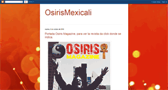 Desktop Screenshot of osirismexicali.blogspot.com