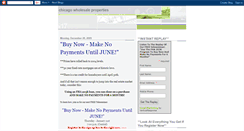 Desktop Screenshot of chicagowholesaleproperties.blogspot.com