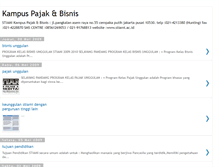 Tablet Screenshot of kampuspajakbisnis.blogspot.com