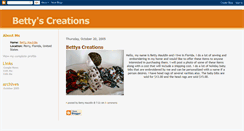 Desktop Screenshot of bettyscreations.blogspot.com