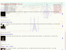 Tablet Screenshot of blogginginhighheels.blogspot.com
