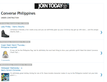 Tablet Screenshot of conversephilippines.blogspot.com