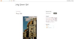 Desktop Screenshot of jollygreengirl.blogspot.com