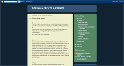 Desktop Screenshot of columnafrenteafrente.blogspot.com