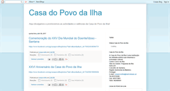 Desktop Screenshot of casapovoilha.blogspot.com