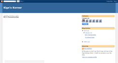 Desktop Screenshot of kigeskorner.blogspot.com