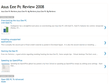 Tablet Screenshot of eee-pc-reviews-2008.blogspot.com