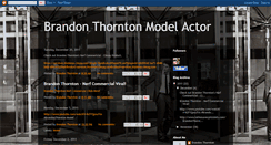 Desktop Screenshot of brandonthorntonmodel.blogspot.com