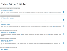 Tablet Screenshot of buecherdiebin.blogspot.com