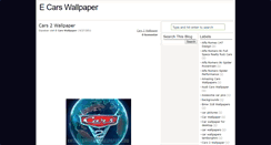 Desktop Screenshot of ecarswallpaper.blogspot.com