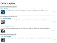 Tablet Screenshot of ecarswallpaper.blogspot.com