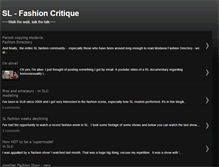 Tablet Screenshot of fashioncritiquesl.blogspot.com