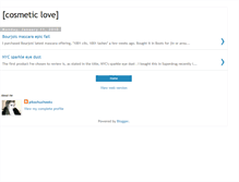Tablet Screenshot of pikacosmeticlove.blogspot.com