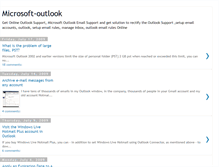 Tablet Screenshot of microsoft-outlook.blogspot.com