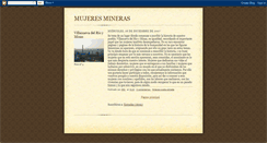 Desktop Screenshot of mujeresmineras.blogspot.com