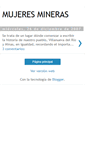 Mobile Screenshot of mujeresmineras.blogspot.com