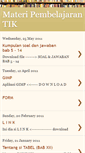 Mobile Screenshot of materipembelajarantik.blogspot.com