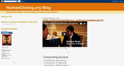 Desktop Screenshot of humancloningfoundation.blogspot.com